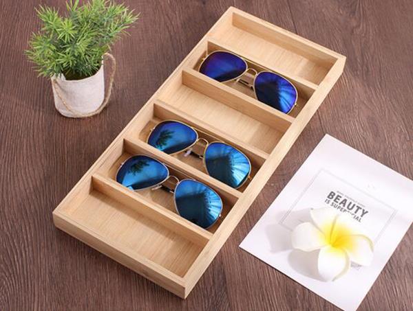 Wooden Bamboo Sunglasses Storage Case