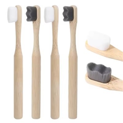 Mos Micro Fiber Nano Brorderh Bamboo Txhuam Txhuam Txhuam Hniav